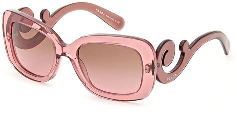 prada eyeglasses pink black|crystal pink Prada glasses.